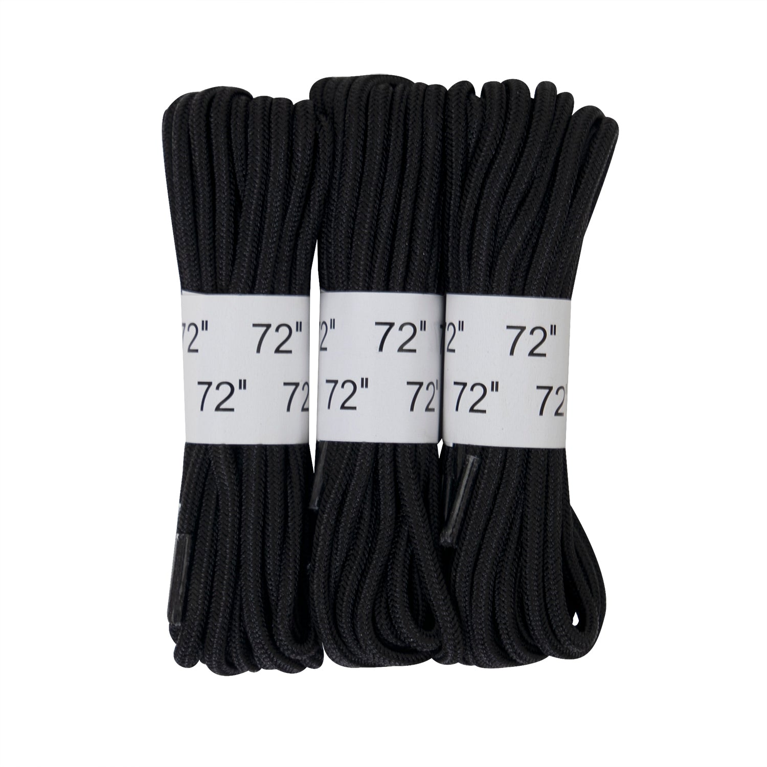 Rothco’s Boot Laces are perfect for military, tactical, and law enforcement personnel and come in a convenient three-pack.   Boot Laces Are Perfect Replacement Laces For Any Tactical Boot Constructed With Long-Lasting Polyamide (Black Laces Are Made Of Nylon) Heat Formed Tips Prevent Fraying 3 Pairs Of Shoes Laces Per Package 72 Inches In Length