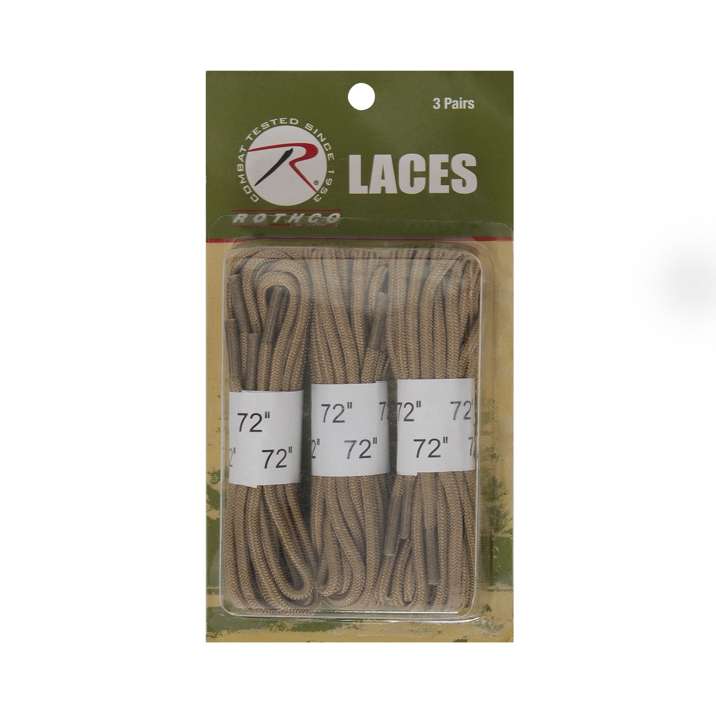 Rothco’s Boot Laces are perfect for military, tactical, and law enforcement personnel and come in a convenient three-pack. Boot Laces Are Perfect Replacement Laces For Any Tactical Boot Constructed With Long-Lasting Polyamide (Black Laces Are Made Of Nylon) Heat Formed Tips Prevent Fraying 3 Pairs Of Shoes Laces Per Package 72 Inches In Length