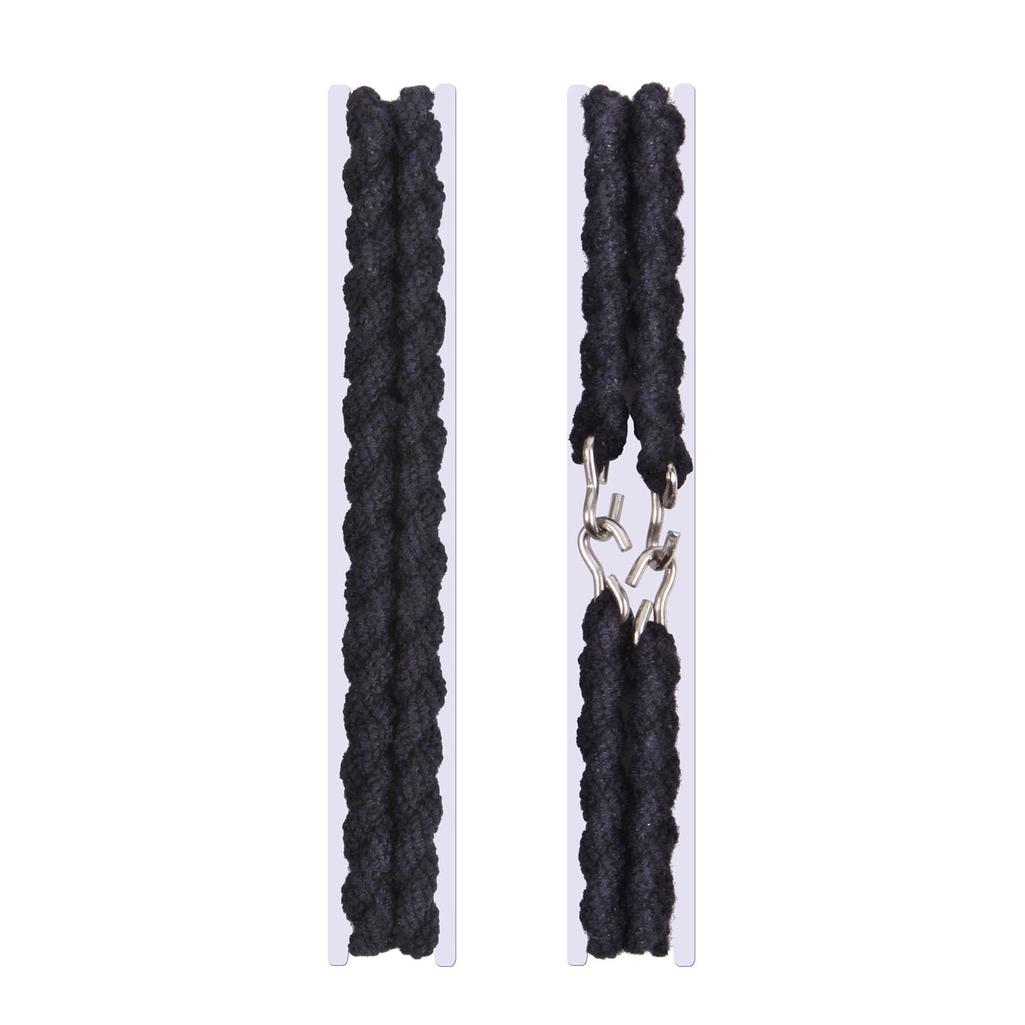 ONE PAIR SET Keep your uniform pants neat and professional looking with Elastic Blousing Ties. Elasticized Cotton Blousing Garters Keeps Pant Bottoms Neat And Tucked In All Day Long Hook-On Style Makes It Easy To Tighten The Pant Bottoms Around Your Boots Maintain A Professional Appearance While Keeping Dirt And Debris Out Military Garters Come Two In A Set