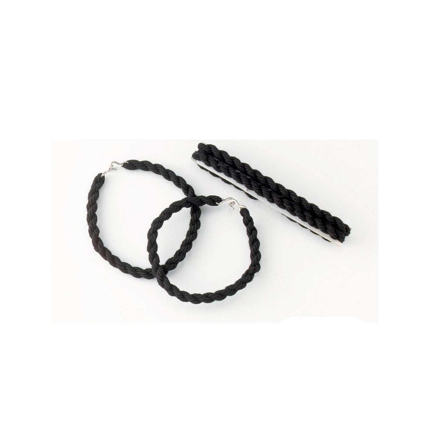 ONE PAIR SET Keep your uniform pants neat and professional looking with Elastic Blousing Ties. Elasticized Cotton Blousing Garters Keeps Pant Bottoms Neat And Tucked In All Day Long Hook-On Style Makes It Easy To Tighten The Pant Bottoms Around Your Boots Maintain A Professional Appearance While Keeping Dirt And Debris Out Military Garters Come Two In A Set