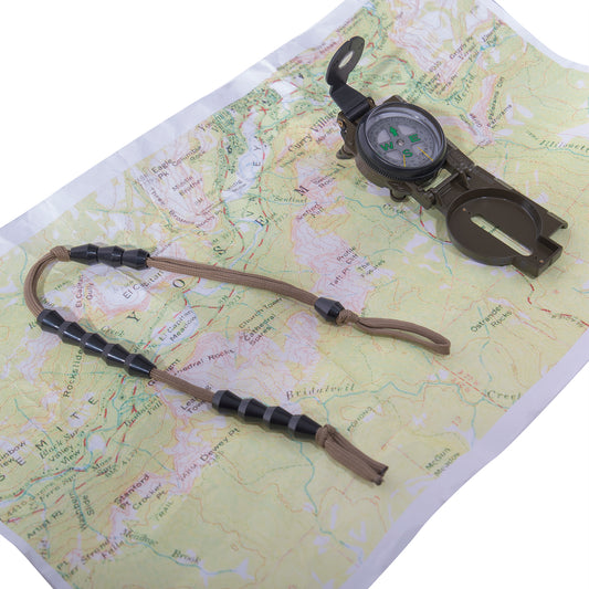 Rothco’s Pace Counter provides a simple and efficient method for measuring distance traveled by foot, especially in low-visibility situations. 13 Plastic Beads With A Four-Bead Top Section And Nine-Bead Lower Section Approximately 18 Inches In Length Durable Polyester Paracord Comes Pre-Tied Perfect For Soldiers, Scouts, Survivalists, And More