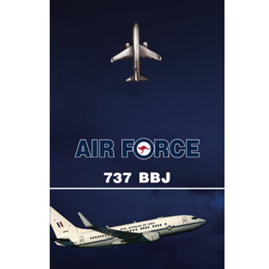 Get the quality 737 BBJ Lapel Pin in today. This 25mm nickel-plated lapel pin is a masterful 3D lapel pin, with a butterfly clasp on the back and comes on a presentation card.  Own this fantastic lapel pin today.  Specifications:  Material: Nickel-plated Colour: Silver Size: 25mm