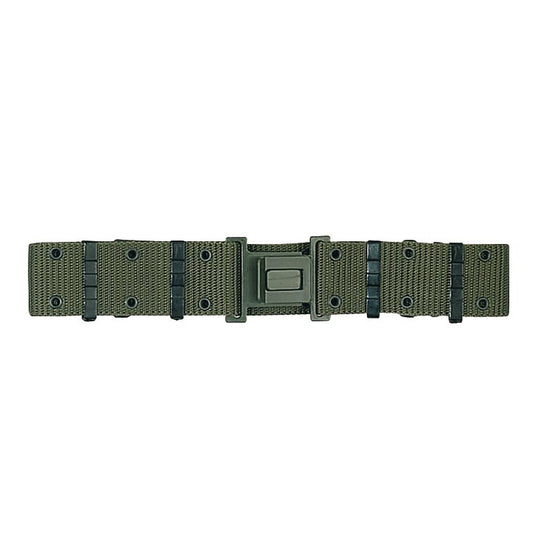 This quick release military style pistol belt is a great addition to your kit. Available in both Olive drab and black, the convenient quick release belt was designed for use by law enforcement and the military. It will hold pouches and holsters snug to your waist, can be great to use with the ALICE system and is perfect for putting on and taking off in a hurry. Perfect for hunting, trekking or hiking. www.defenceqstore.com.au