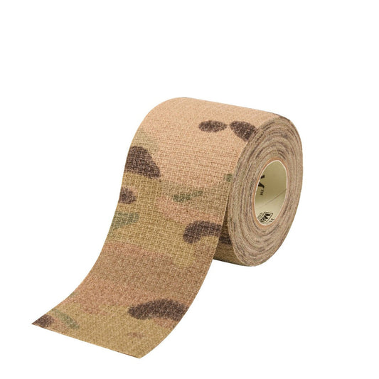 Instantly camouflage your items with McNett Camo Form - Self Cling Wrap. This camo wrap is removable, re-usable, and does not stick or leave residue on your gear. Ideal for weapons, scopes, binoculars, flashlights, ammo clips, canteens, and more. 