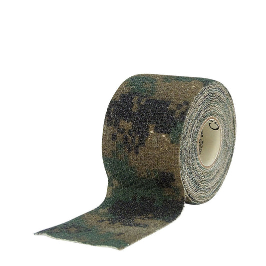 Instantly camouflage your items with McNett Camo Form - Self Cling Wrap. This camo wrap is removable, re-usable, and does not stick or leave residue on your gear. Ideal for weapons, scopes, binoculars, flashlights, ammo clips, canteens, and more. 