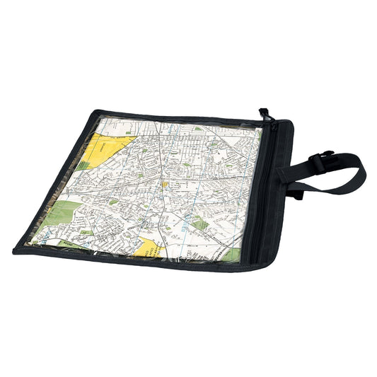 Weather Resistant, Clear Lining, 2 Zip-lock Storage Bags For Double Protection, Drainage Grommets, Keeps Maps And Documents Safe And Dry