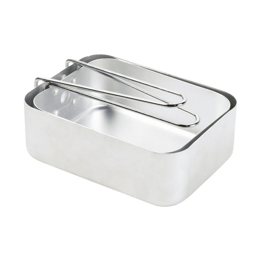 This Dixie Mess Kit features a 2 piece, aluminium fold up mess set that's perfect for military use and used extensively by cadets in the field.  Great little kit to take camping, hiking and on most outdoor adventures