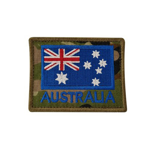 Australian National Flag Patch ANF  Please note this is not genuine AMCU fabric  Velcro backed  Size: 7cm x 5cm