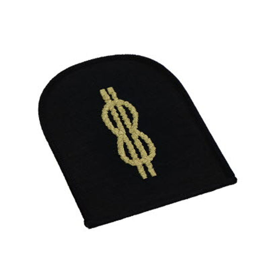 Perfectly sized, this Able Seaman Rank Badge has embroidered details ready for wear  Specifications:      Material: Embroidered details     Colour: Black, Gold