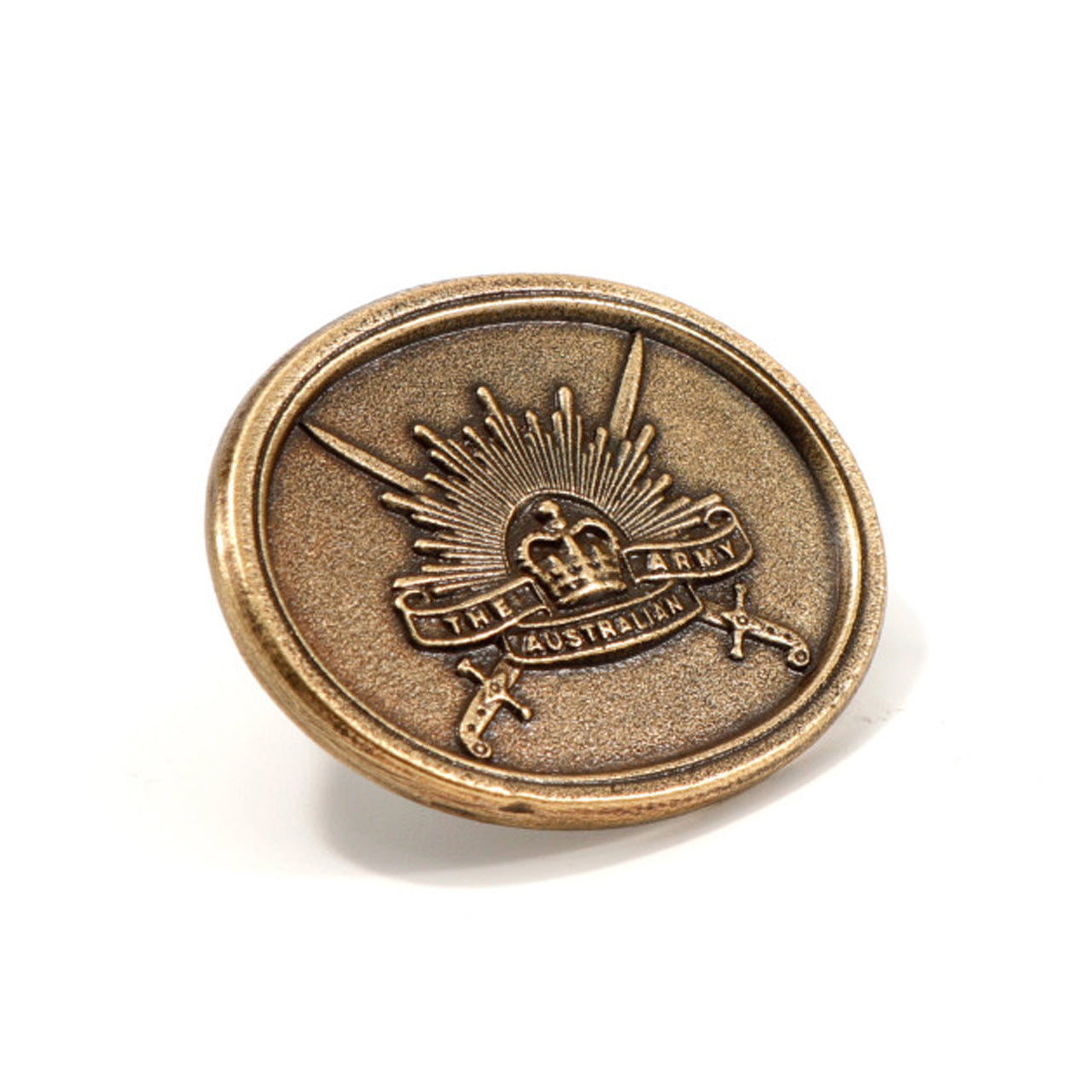 The Army Gold Commendation is awarded to personnel who have displayed an outstanding contribution through commitment. This is awarded by formation level commanders. Specifications: Material: Metal Colour: Gold www.defenceqstore.com.au