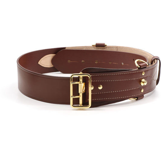 The Sam Browne Belt to be used with the leather scabbard and sword frog to carry your sword or to complete your sword collection www.defenceqstore.com.au