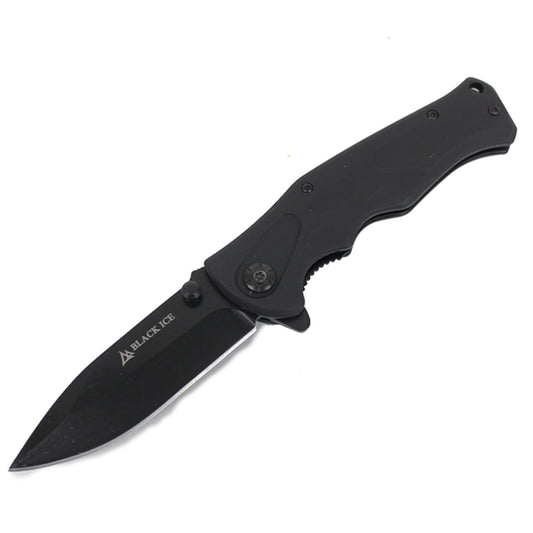 If you are looking for an easy-to-use one-hand knife with high-quality components. This version with blade button, flipper,Liner lock and belt clip make this knife a highlight. With a high-quality rubber coating, the knife feels exceptionally good in the hand.   Steel 420 Stainless Overall 200mm Blade 85mm Folded 115mm www.defenceqstore.com.au