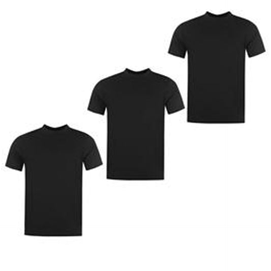 100% Cotton Undershirt Black