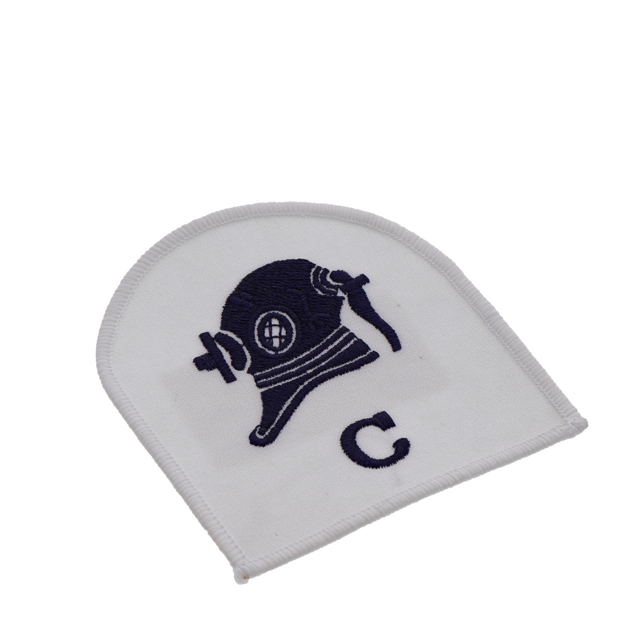 Perfectly sized, this Clearance Diver Badge White has embroidered details ready for wear Specifications: Material: Embroidered details Colour: Blue, White