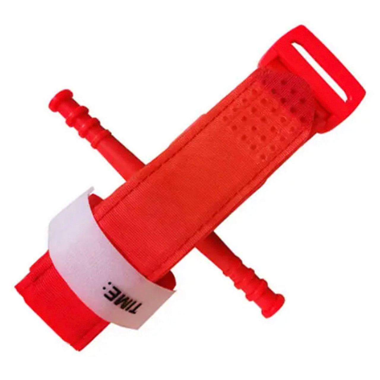 The Combat Application Tourniquet (CAT) is an effective tool to help control severe blood loss from body's extremities. If used correctly, the CAT has the ability to save lives. A general misconception of the CAT is that it will result in the casualty requiring amputation of their extremity; this is false. Amputation is more often required as a result of the injury itself, not because of the tourniquet. 95cm www.defenceqstore.com.au