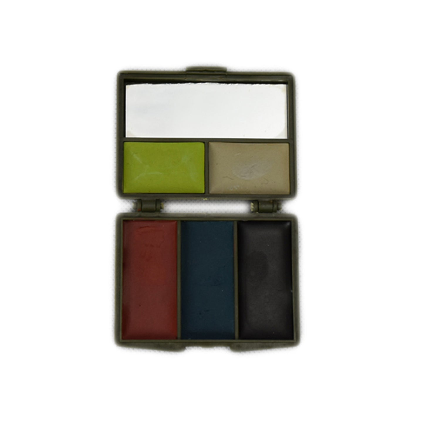 5 Colour face paint with a small mirror. Small compact container with different colours to suit the bush. BULK PRICING AVAILABLE MENTION IN THE COMMENTS IN THE CHECKOUT SECTION THAT YOU ARE A CADET AND WE WILL THROW IN A FREE GIFT FOR ORDERS OVER $50
