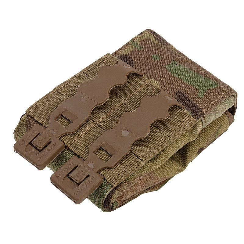 The VALHALLA expandable dump pouch is designed to provide extra storage space in the heat of the battle. When not in use it remains folder and low profile.