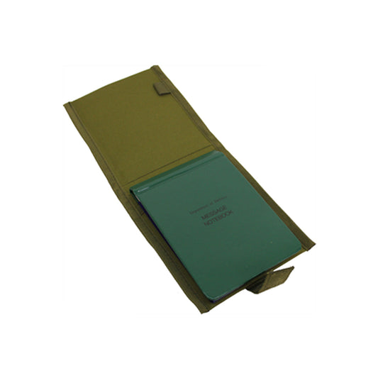 This Field Notebook with Cover is a durable stationary option for those working in the field. With a hardcover notebook including both plain and grid paper, the Field Notebook with Cover is ideal for taking down important information. Carbon paper is also included for creating multi-copies of your notes. The cover is constructed from durable nylon that includes a sleeve, Velcro closure and convenient pen holder. www.defenceqstore.com.au