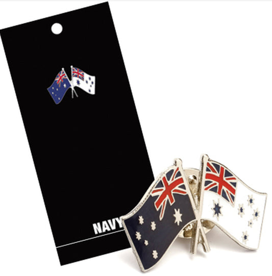 Australian Flag & Ensign Lapel Pin