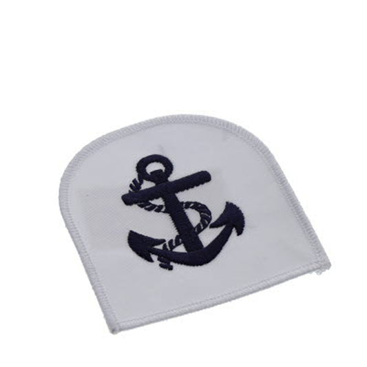 Perfectly sized, this Fouled Anchor Leading Seaman Rank Badge White has embroidered details ready for wear Specifications: Material: Embroidered details Colour: Blue, White