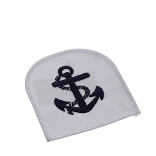 Perfectly sized, this Fouled Anchor Leading Seaman Rank Badge White has embroidered details ready for wear  Specifications:      Material: Embroidered details     Colour: Blue, White