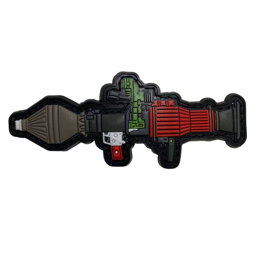 RPG PVC Patch, Velcro backed Badge. Great for attaching to your field gear, jackets, shirts, pants, jeans, hats or even create your own patch board. Size: 9x4cm www.defenceqstore.com.au