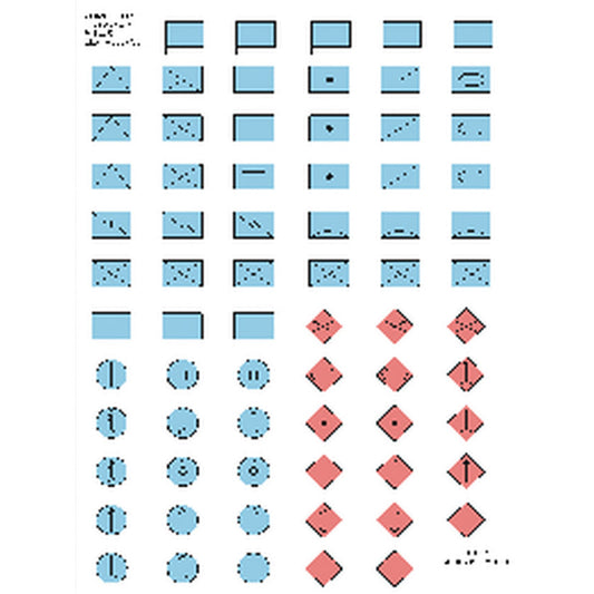 These self adhesive pre-printed Warfighting Symbology Labels make map marking a quick and easy task, simply peel and stick. Ideal for rapidly marking up your TEWT solutions or duplicating an Operational Overlay.