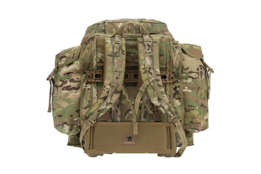 The Valhalla Versa MKIII Pack was specifically designed with the ever-changing mission requirements of the military in mind.  It was first modelled from the Aus Webgear A.L.I.C.E MK II, which has stood the test of time, over 15 years in production. Our team have further enhanced the design of this pack, adding extra reinforcement, support and pouches.