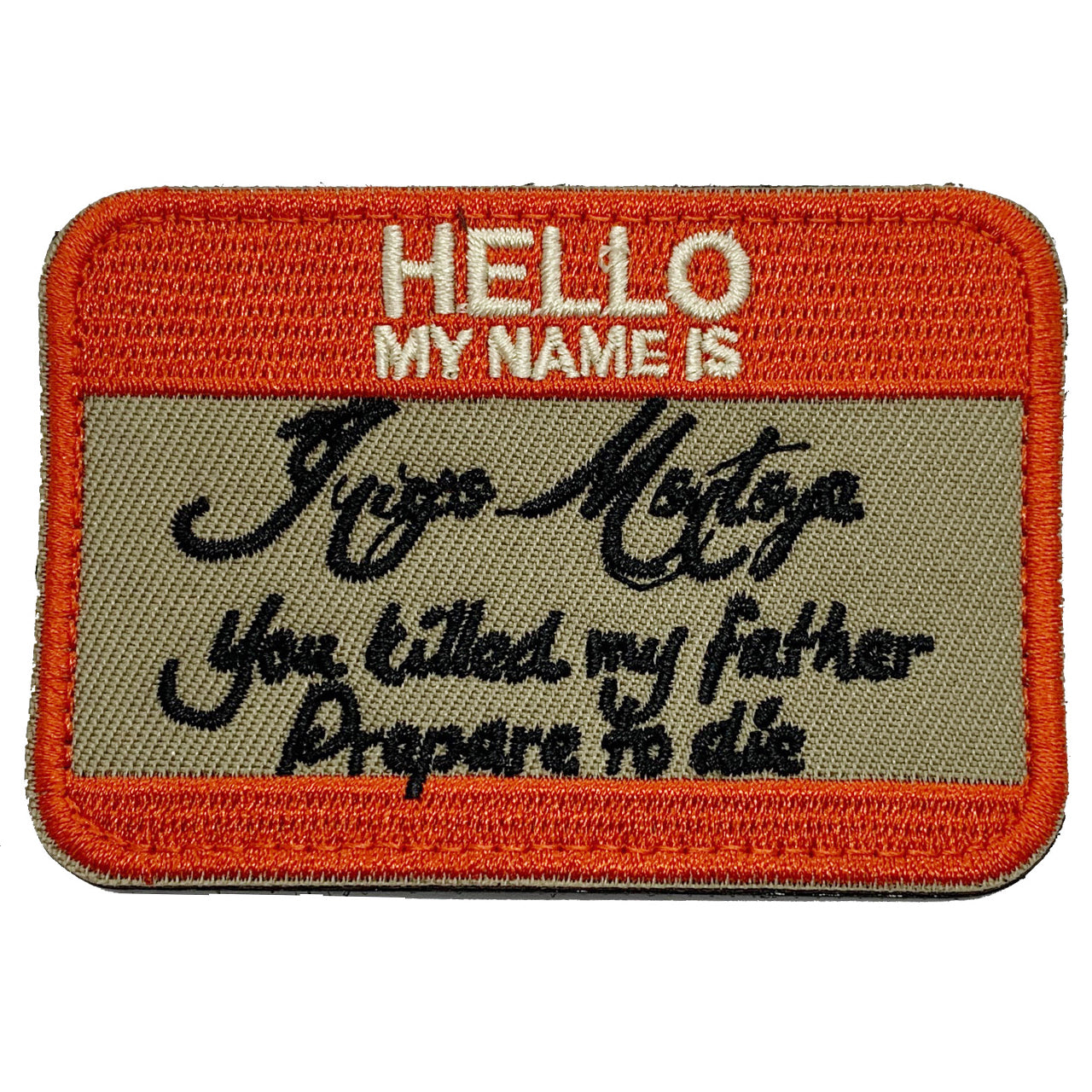 Hello my name is Patch Hook & Loop. Size: 8x5.5cm HOOK AND LOOP BACKED PATCH(BOTH PROVIDED)