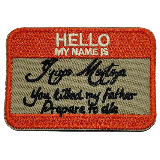 Hello my name is Patch Hook & Loop.   Size: 8x5.5cm   HOOK AND LOOP BACKED PATCH(BOTH PROVIDED)