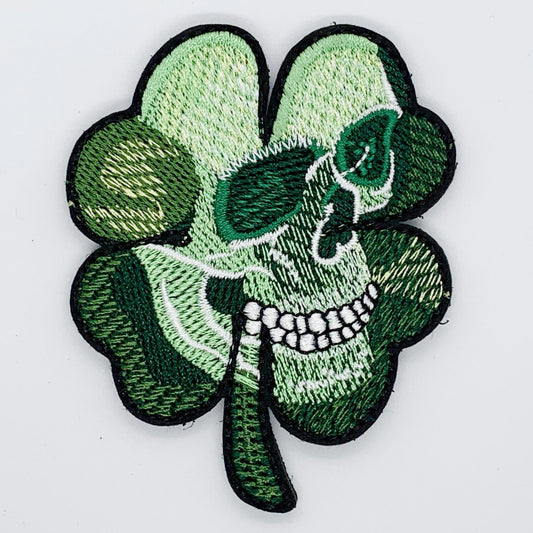 Irish Luck Patch Hook & Loop.   Size: 6.5x8cm   HOOK AND LOOP BACKED PATCH(BOTH PROVIDED)