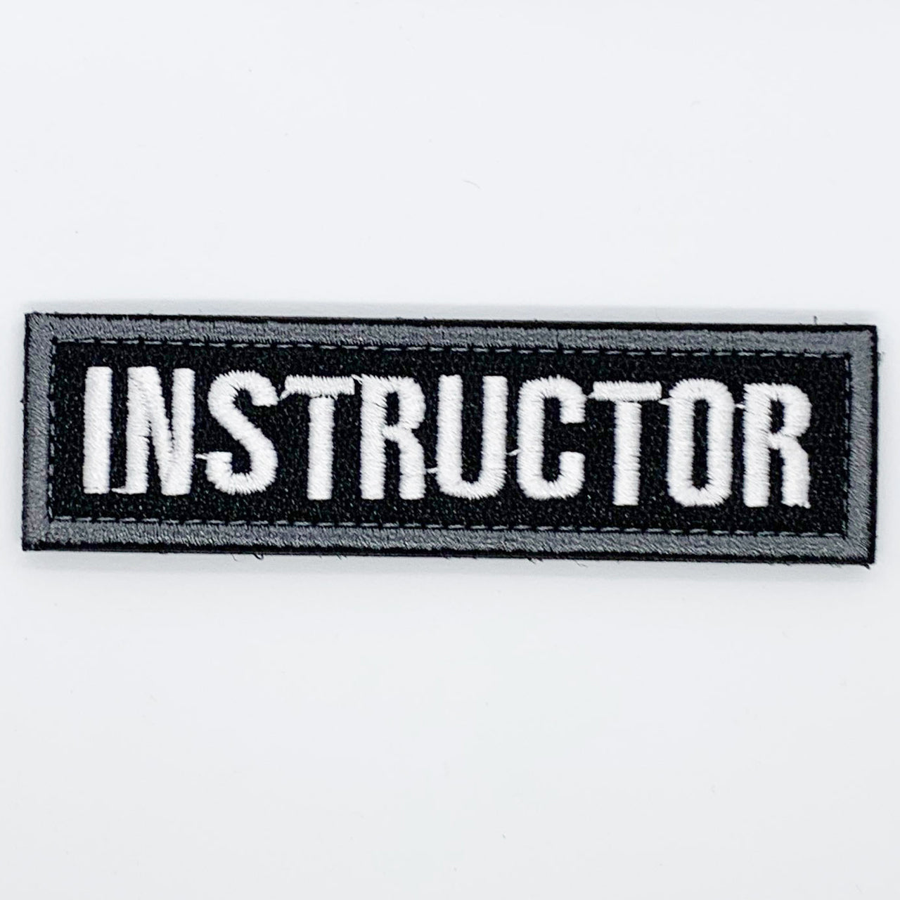 Instructor Patch Hook & Loop. Size: 9.5x2.6cm HOOK AND LOOP BACKED PATCH(BOTH PROVIDED)
