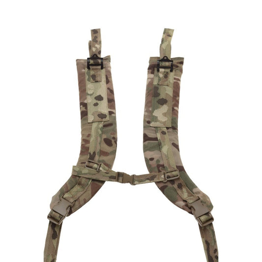 The VALHALLA Fight Light shoulder Straps are made for comfort with 3/4" foam padding for extra heavy loads. They are contoured to fit your shoulders and feature an adjustable sternum strap to help distribute weight. Available in Coyote Brown & Multicam.