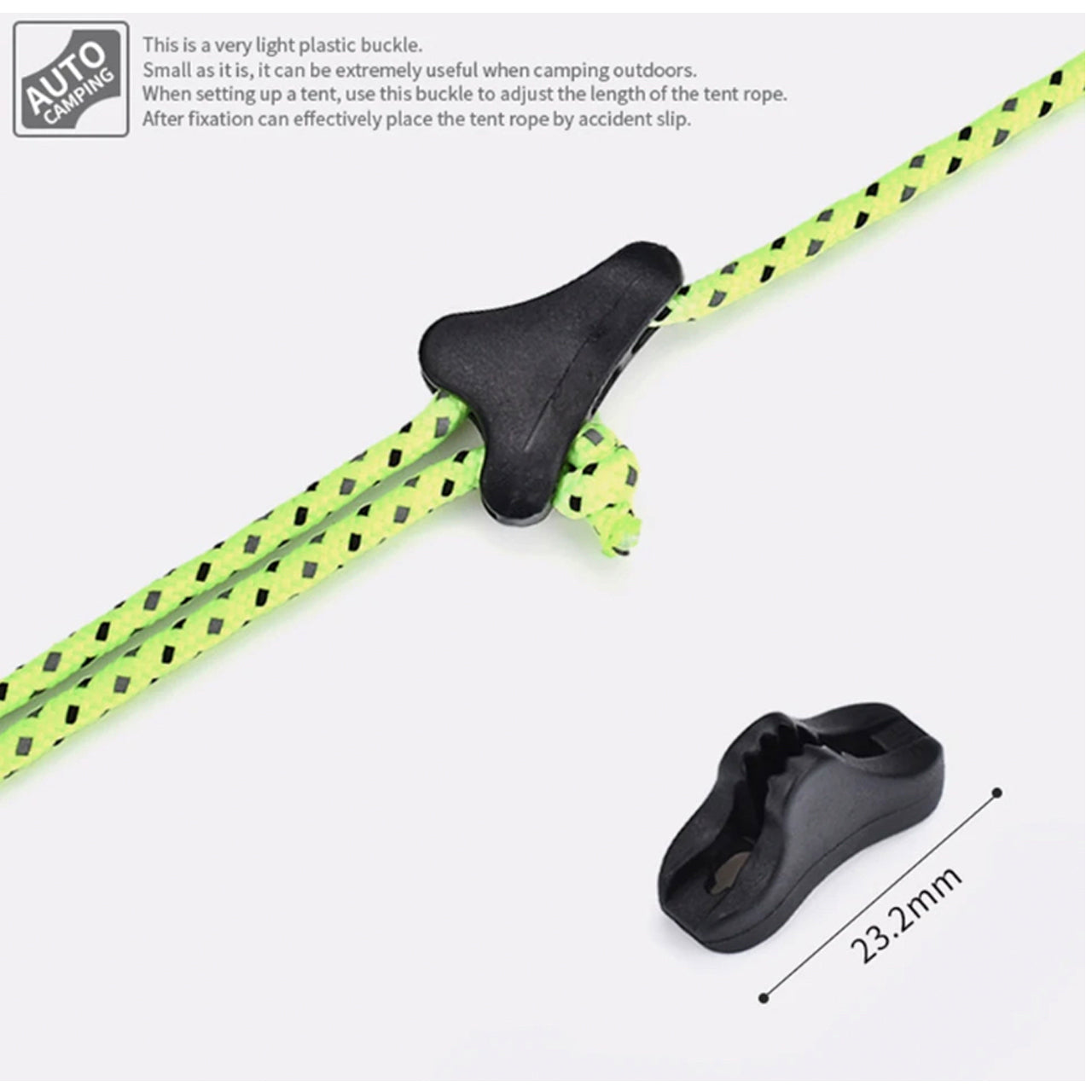 Rope Tension Clips are great for putting tension on tent ropes, hootchies and other outdoor shelters. Specifically designed for smaller paracord, rope and hootchie cord, these clips are a must out in the field. Military, cadets, camping and other outdoor adventurers will find these small clips very handy. www.defenceqstore.com.au
