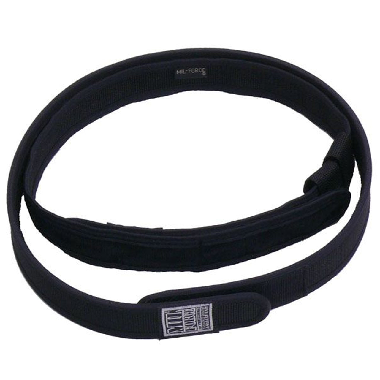 IPSC tactical holster belt designed to carry the weight of your gun and magazines securely reducing movement as you run and jump. An inner thinner belt is worn through the pant loops, and a thicker, stiffer outer belt that attaches to the inner belt. Colour: Black Size: 38 inches Long and all belts 38mm Wide www.defenceqstore.com.au