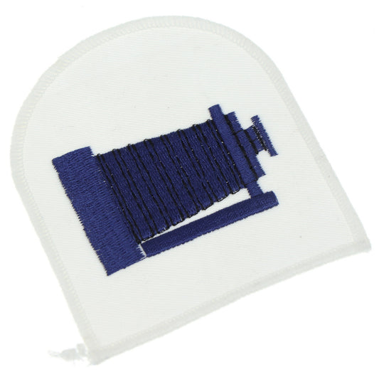 Perfectly sized, this Imagery Specialist Badge White has embroidered details ready for wear Specifications: Material: Embroidered details Colour: Blue, white