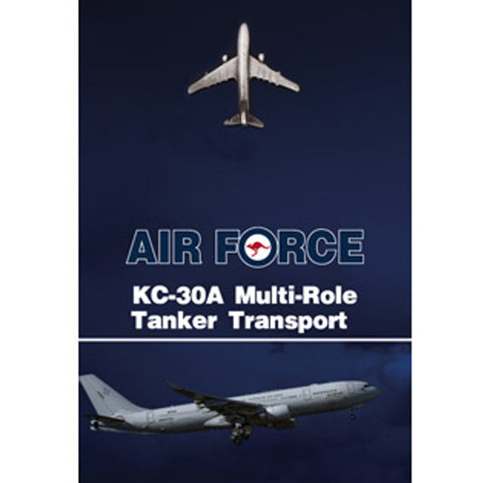 Get the quality KC-30A MRTT Lapel Pin in today. This 25mm nickel-plated lapel pin is a masterful 3D lapel pin, with a butterfly clasp on the back and comes on a presentation card. Own this fantastic lapel pin today. Specifications: Material: Nickel-plated Colour: Silver Size: 25mm