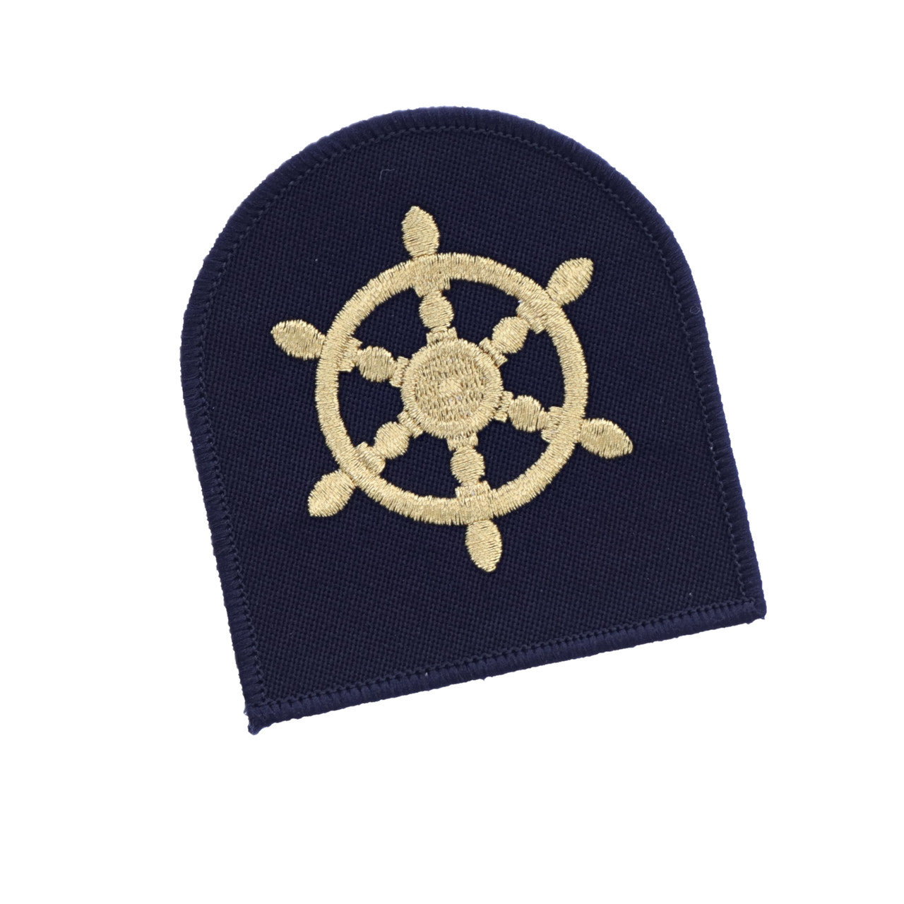 Perfectly sized, this Naval Police Coxswain Badge has embroidered details ready for wear Specifications: Material: Embroidered details Colour: Blue, Gold