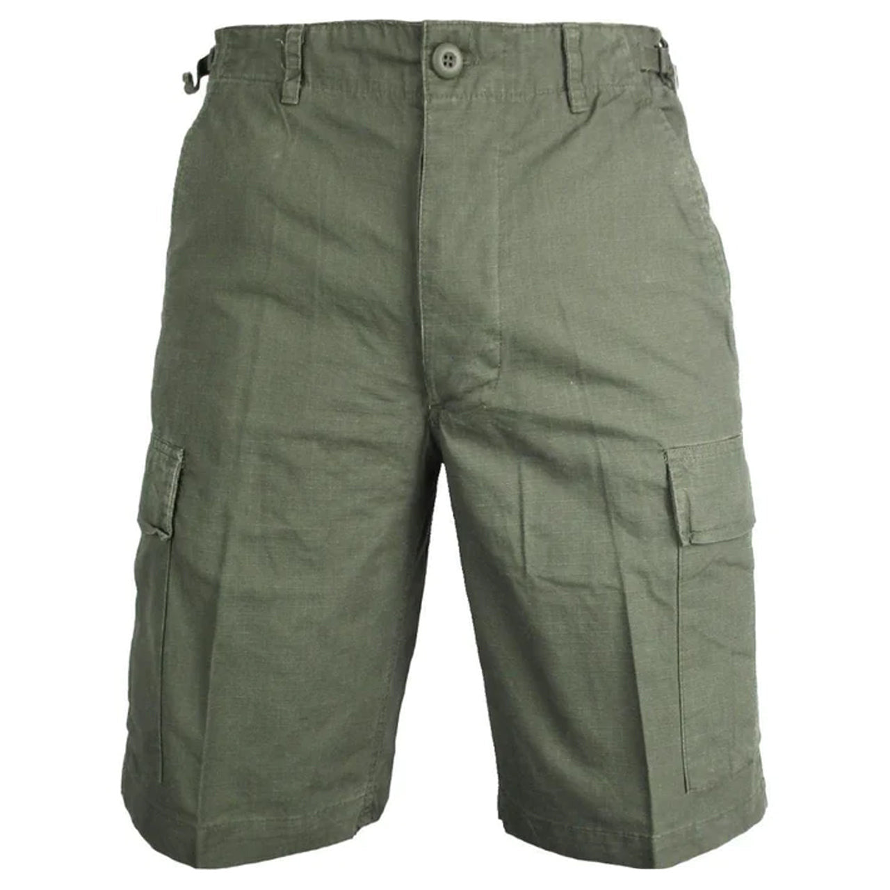 CARGO SHORTS with six pockets, four closed with button on the front and back and two open pockets on the side of the hips. These SHORTS are closed with a middle zipper and button. They are made of 35% cotton and 65% polyester, they also come with belt loops as well as coming in a range of sizes and colours. 35% cotton 65% polyester Zip and button close 4 closed pockets 2 open pockets www.defenceqstore.com.au