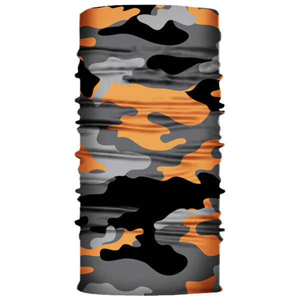 Various Camouflage Colours available for Face Bandana or Neck Gaiter. They are made from Microfiber Polyester which makes them very lightweight and very comfortable to wear. Because the material is so thin, it is very easy to breathe when you use as face cover.