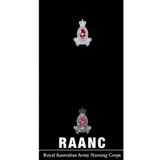 Royal Australian Army Nursing Corps (RAANC) 20mm full-colour enamel lapel pin. Displayed on a presentation card, this beautiful gold-plated lapel pin looks great on both jackets or caps. Add this lapel pin to your collection today. Specifications: Material: Full-colour enamel, gold-plated zinc alloy Colour: Black, gold, silver Size: 20mm www.defenceqstore.com.au