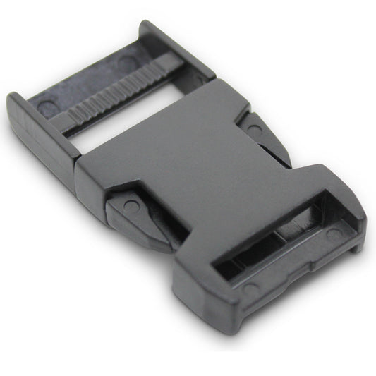 This replacement side release buckle is perfect for your essentials. Just 20mm across, feed in your strap and your old belt or bag is ready to go! 20mm Side release Great for recycling old products www.defenceqstore.com.au