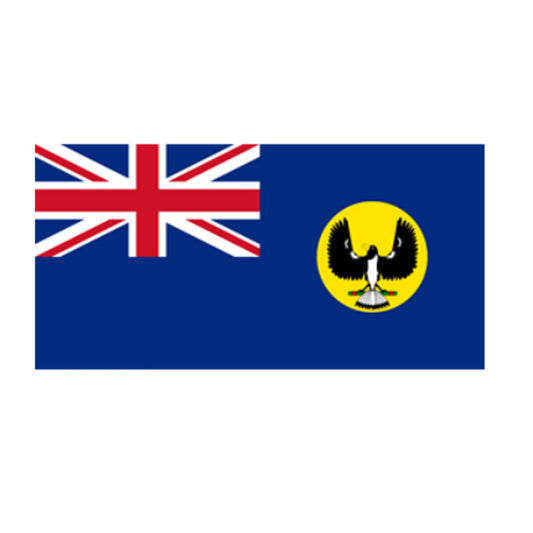 This State Flag is perfect for flying next to your Australian flag any time of the year.    Officially adopted in 1904, the flag features the British Blue Ensign defaced with the State symbol in the fly.   150cm x 90cm 100% 68D Polyester www.defenceqstore.com.au
