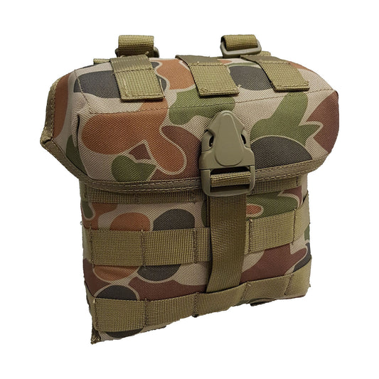Padded construction Drainage holes in the base MOLLE compatible Heavy duty 900D fabric Nylon buckles 15x17x7cm