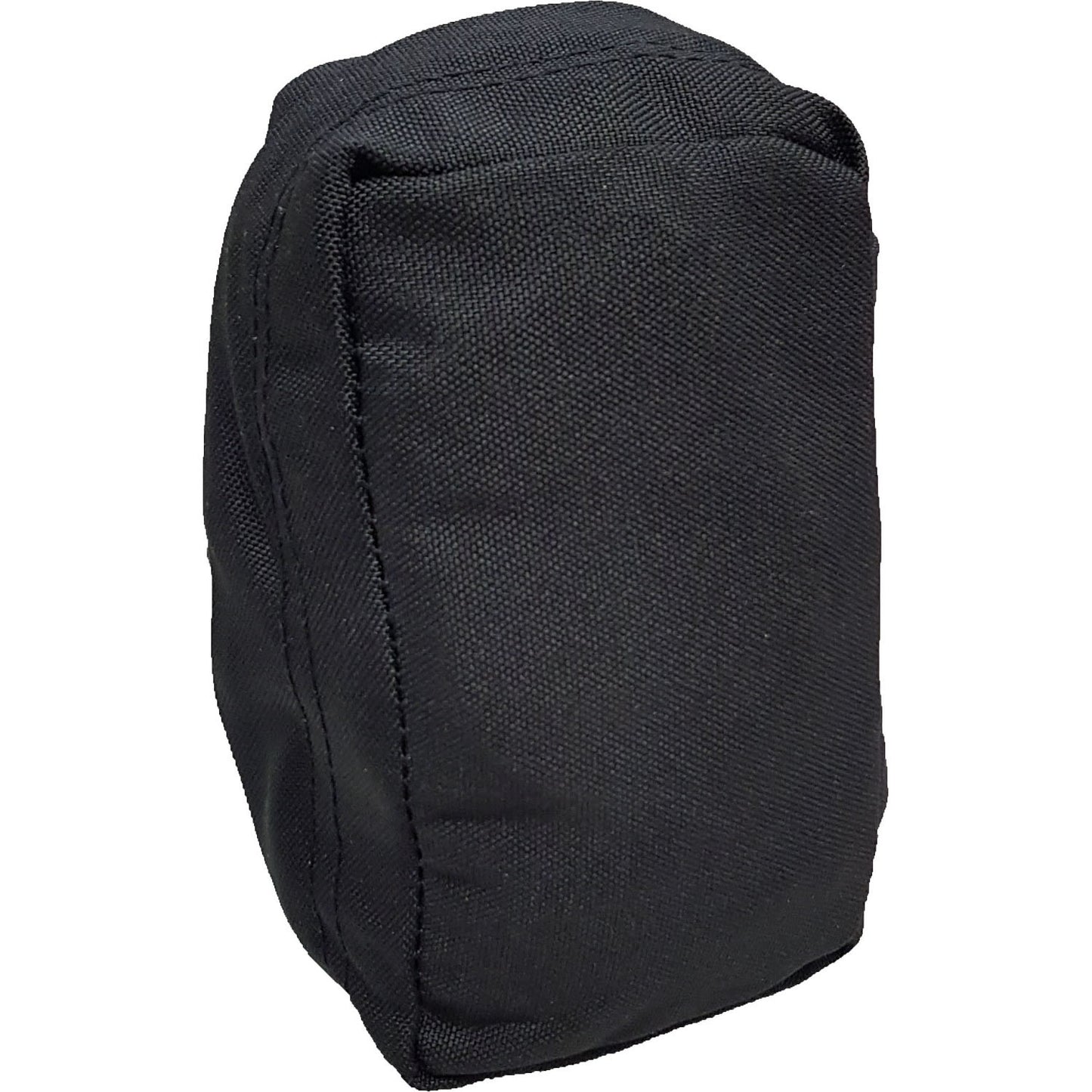 Side opening YKK zipper Internal elastic banding Bound seams Mesh eyelet drainage holes Excellent sized first aid pouch Heavy duty webbing Heavy duty 2 coats PU fabric Dimensions: 16x8x6cm