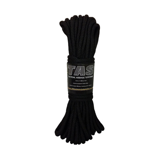 The rope comes in two sizes 5mm x 15m & 9mm x 15m  This rope is for general purpose use only  Great for general usage such as camping, hunting, military, cadets, scouts and general outdoor activities  NOT TO BE USED FOR CLIMBING, NOT BREAK STRENGTH TESTED!!!