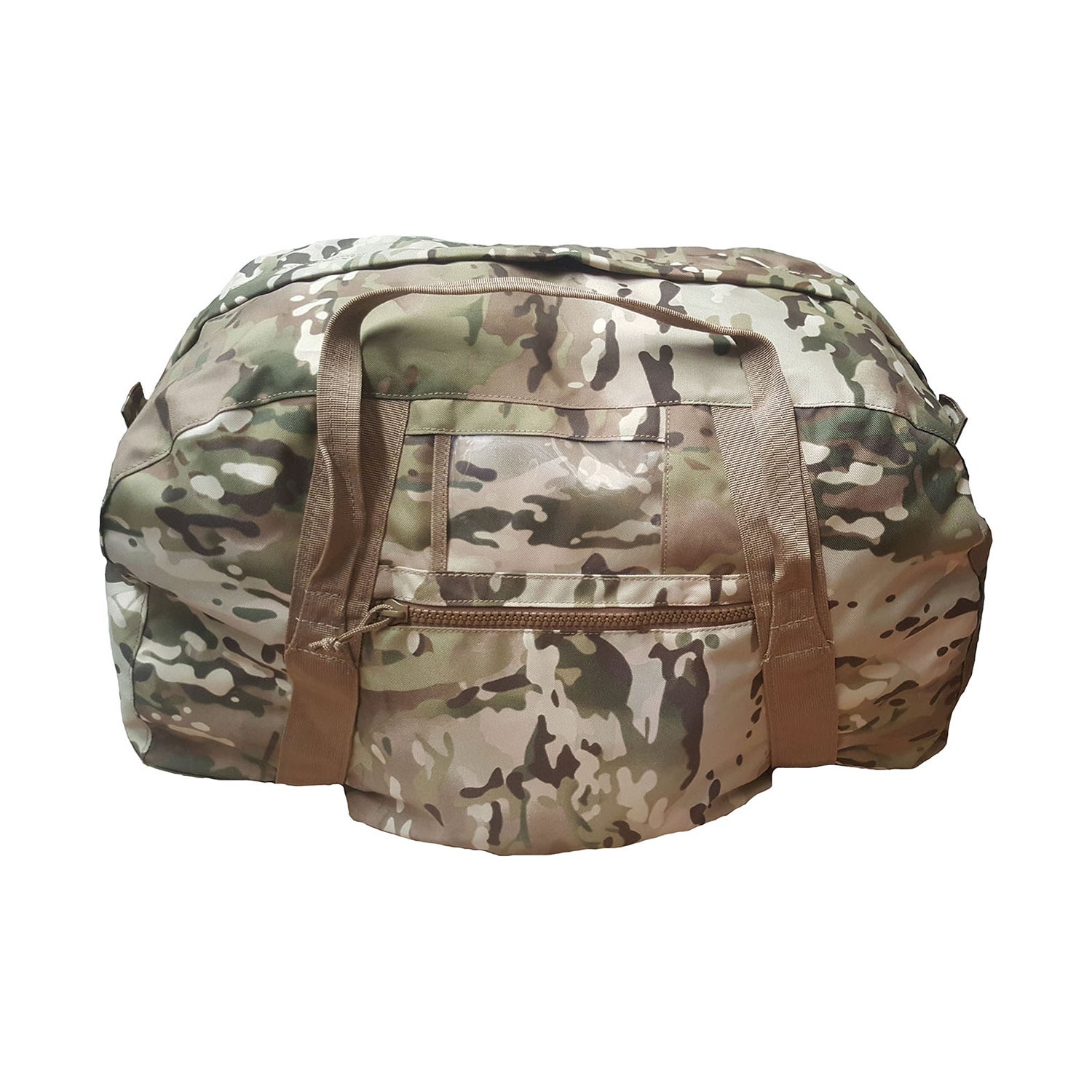 Full size military specification  Heavy duty 900D 2 coats PU fabric  Heavy duty waterproof PVC base  Heavy duty webbing  Storm flap over zipper  Reinforced stress points  Clear PVC ID sleeve