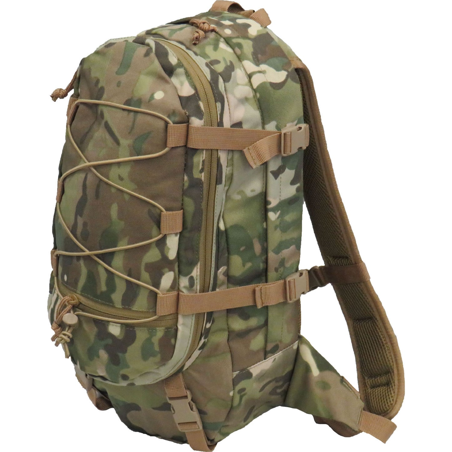 12L capacity Heavy duty 900D 2 coats PU fabric Neoprene insulated Flat opening front pocket with organiser Bonus 2L wide mouth EVA bladder with neoprene hose cover Side compression straps Front attachment straps Heavy duty shock cord Breathable foam mesh back Padded shoulder straps with sternum strap