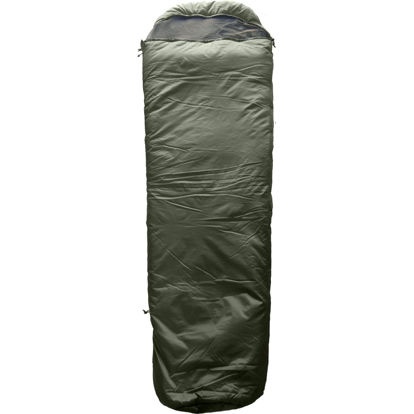 To get some of the best products on the market, you must find good brands and this sleeping bag doesn't disappoint. 0 degree rated military specification sleeping bag 2000mm water head rating Reinforced oxford inner liner for boots Box foot/nylon base/ 2 x YKK zips Rip-stop nylon upper Anti-bacterial aluminate mesh liner with microfibre fill Size: 235x80x50cm