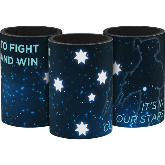 The Southern Cross is a part of Australia's identity and a potent symbol of our nation and a beacon in our night sky. Show your pride in our armed forces with this iconic drink cooler.